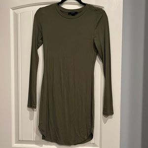 Long sleeve mind body con dress
